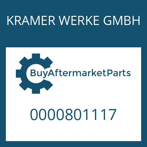 KRAMER WERKE GMBH 0000801117 - PLUG