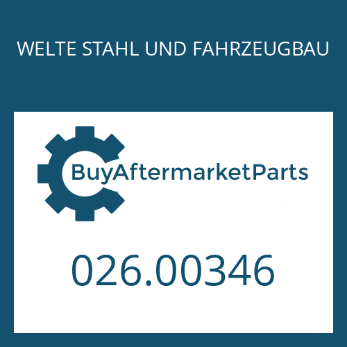 WELTE STAHL UND FAHRZEUGBAU 026.00346 - COMPR.SPRING