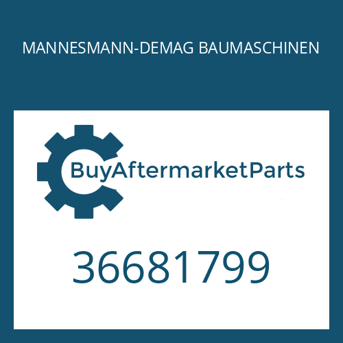 MANNESMANN-DEMAG BAUMASCHINEN 36681799 - SHAFT SEAL