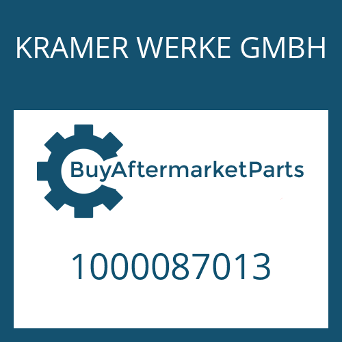 KRAMER WERKE GMBH 1000087013 - O-RING