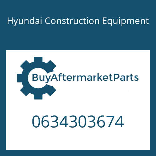 Hyundai Construction Equipment 0634303674 - O-RING