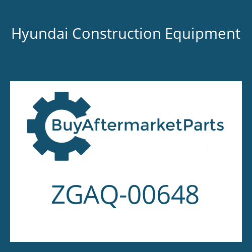 Hyundai Construction Equipment ZGAQ-00648 - O-RING for Heavy Equipment