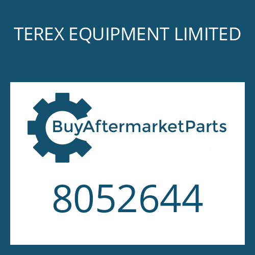 TEREX EQUIPMENT LIMITED 8052644 - O-RING