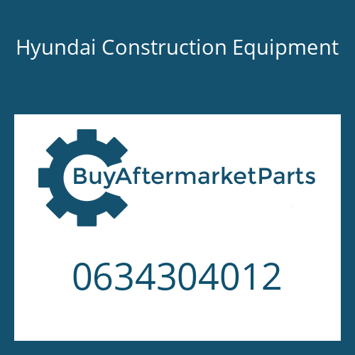 Hyundai Construction Equipment 0634304012 - O-RING for Heavy Equipment