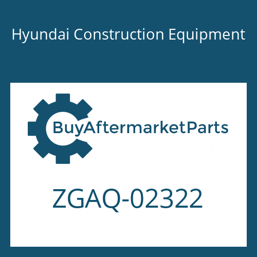 Hyundai Construction Equipment ZGAQ-02322 - O-RING