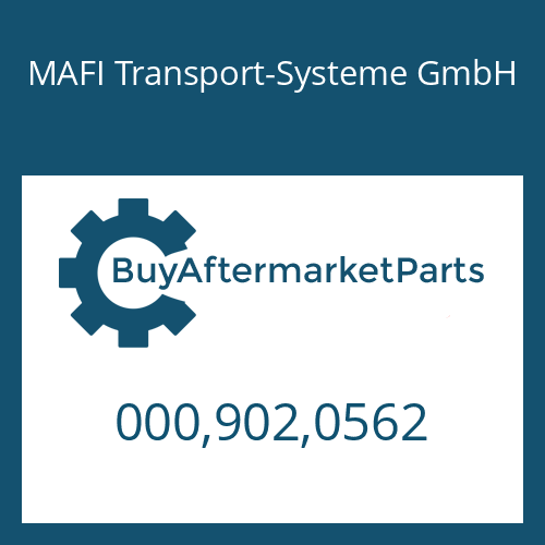 MAFI Transport-Systeme GmbH 000,902,0562 - O-RING