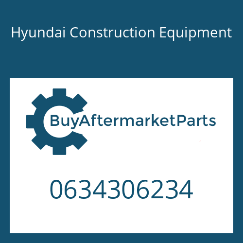 Hyundai Construction Equipment 0634306234 - O-RING