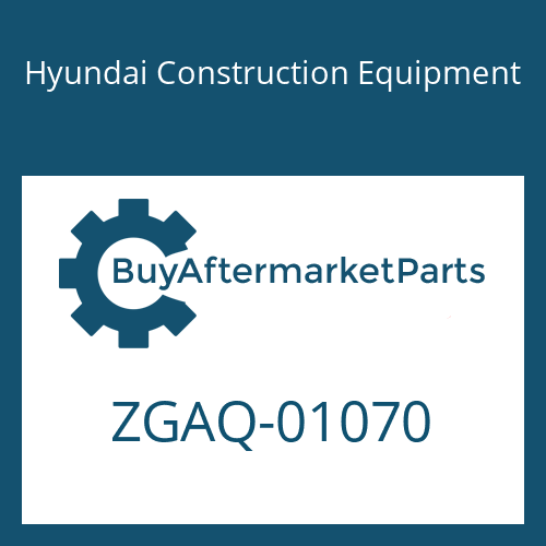 Hyundai Construction Equipment ZGAQ-01070 - O-RING