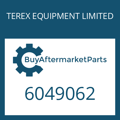 TEREX EQUIPMENT LIMITED 6049062 - O-RING