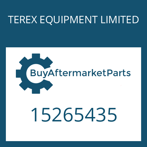 TEREX EQUIPMENT LIMITED 15265435 - O-RING