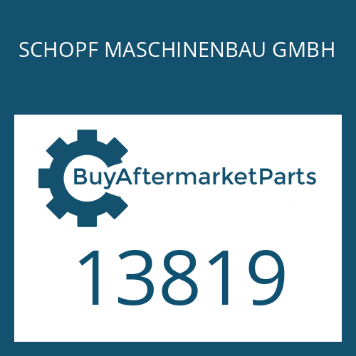 SCHOPF MASCHINENBAU GMBH 13819 - SHAFT SEAL