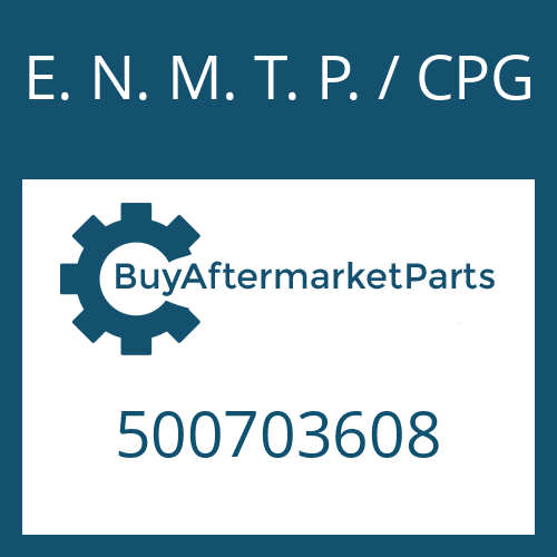 E. N. M. T. P. / CPG 500703608 - SHAFT SEAL