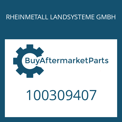 RHEINMETALL LANDSYSTEME GMBH 100309407 - O-RING