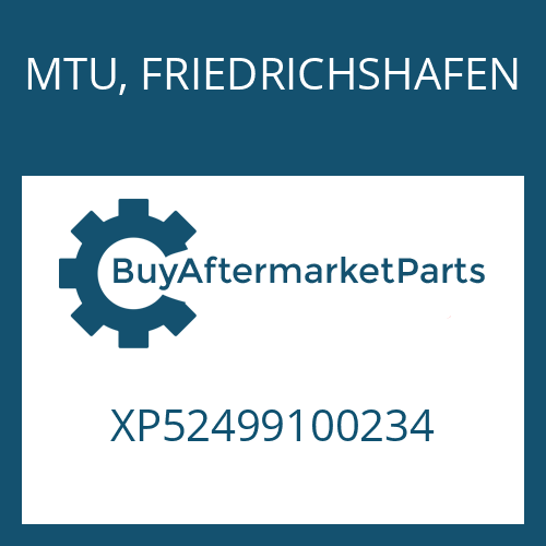 MTU, FRIEDRICHSHAFEN XP52499100234 - O-RING