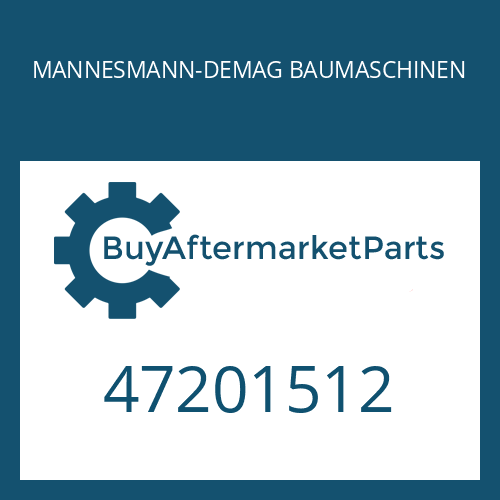 MANNESMANN-DEMAG BAUMASCHINEN 47201512 - O-RING