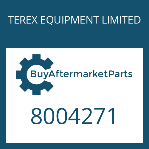TEREX EQUIPMENT LIMITED 8004271 - O-RING