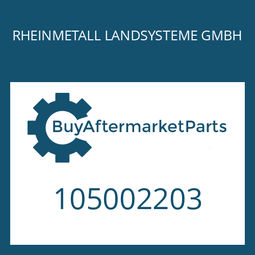 RHEINMETALL LANDSYSTEME GMBH 105002203 - SEALING RING