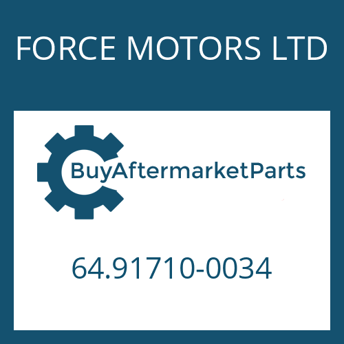 FORCE MOTORS LTD 64.91710-0034 - SEALING RING