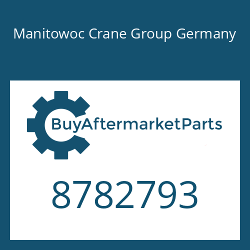 Manitowoc Crane Group Germany 8782793 - SHAFT PLATE