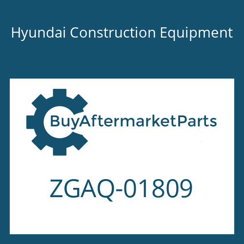 Hyundai Construction Equipment ZGAQ-01809 - DISC-RUNNING