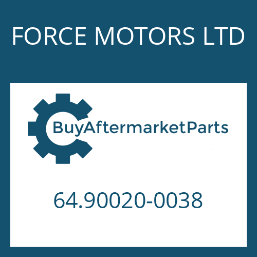 FORCE MOTORS LTD 64.90020-0038 - HEXAGON SCREW