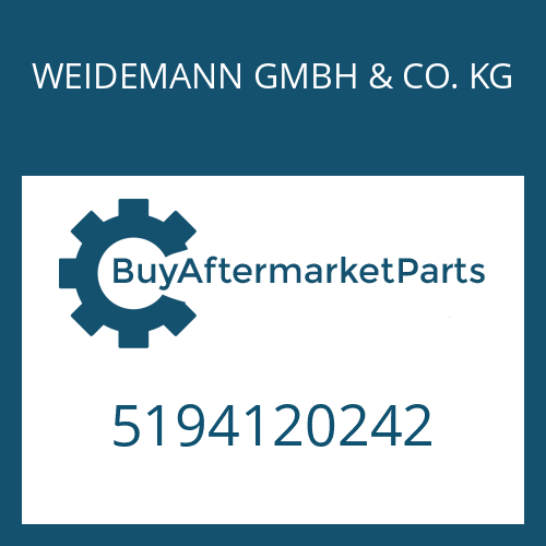 WEIDEMANN GMBH & CO. KG 5194120242 - HEXAGON SCREW