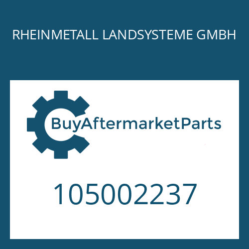 RHEINMETALL LANDSYSTEME GMBH 105002237 - CAP SCREW