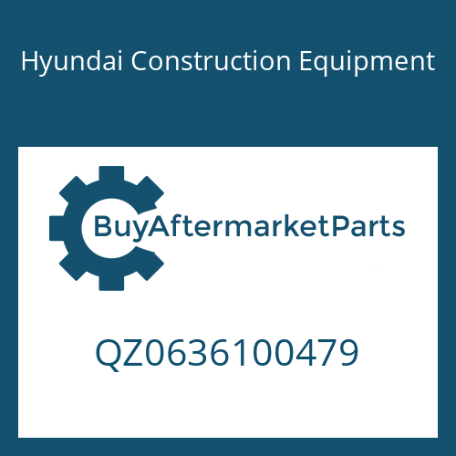 Hyundai Construction Equipment QZ0636100479 - SCREW PLUG