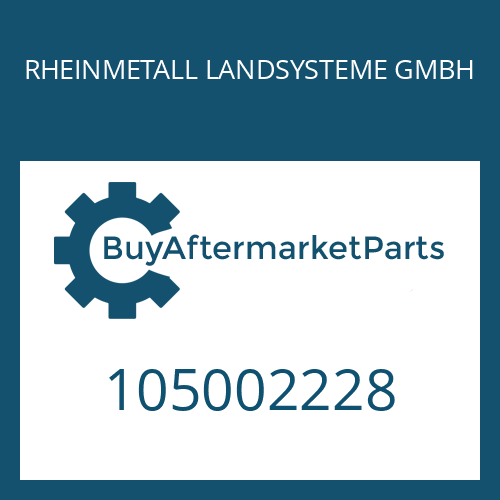 RHEINMETALL LANDSYSTEME GMBH 105002228 - HEXAGON SCREW