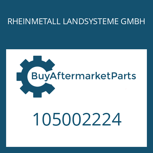 RHEINMETALL LANDSYSTEME GMBH 105002224 - HEXAGON SCREW