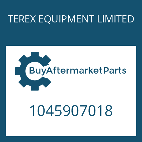 TEREX EQUIPMENT LIMITED 1045907018 - CAP SCREW