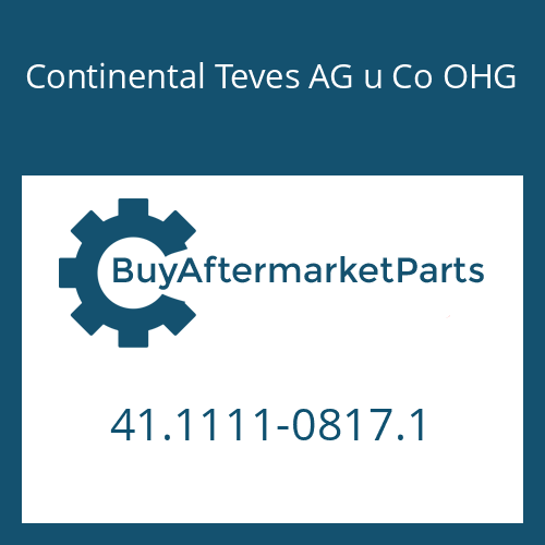 Continental Teves AG u Co OHG 41.1111-0817.1 - CAP SCREW