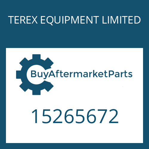 TEREX EQUIPMENT LIMITED 15265672 - CAP SCREW