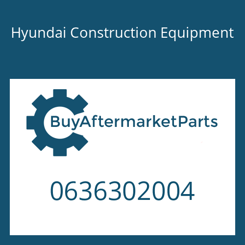 Hyundai Construction Equipment 0636302004 - SCREW PLUG for Heavy Equipment