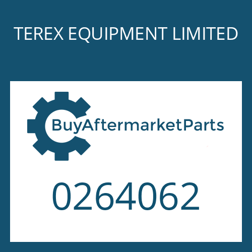 TEREX EQUIPMENT LIMITED 0264062 - SCREW PLUG