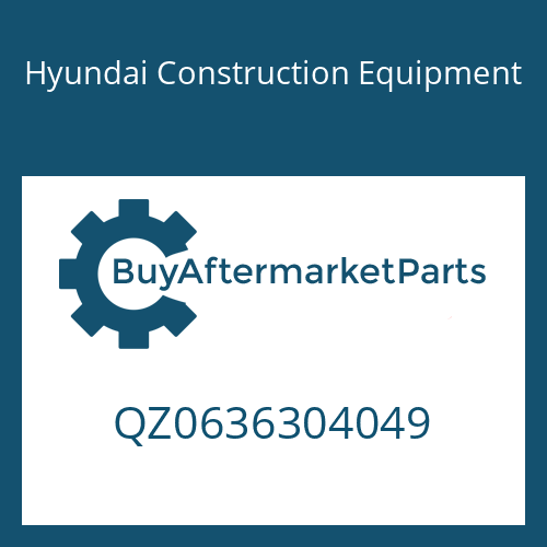 Hyundai Construction Equipment QZ0636304049 - SCREW PLUG