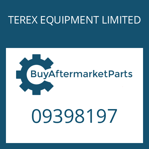 TEREX EQUIPMENT LIMITED 09398197 - CAP SCREW