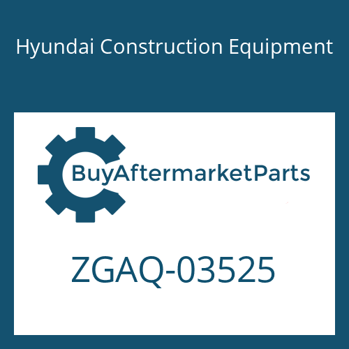 Hyundai Construction Equipment ZGAQ-03525 - STUD