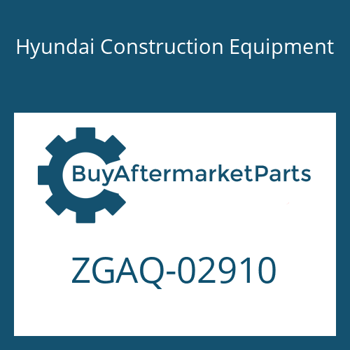 Hyundai Construction Equipment ZGAQ-02910 - NUT-HEX