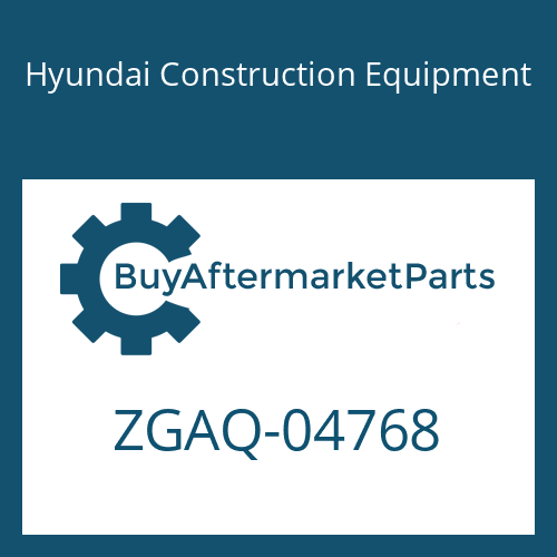 Hyundai Construction Equipment ZGAQ-04768 - STUD for Heavy Equipment