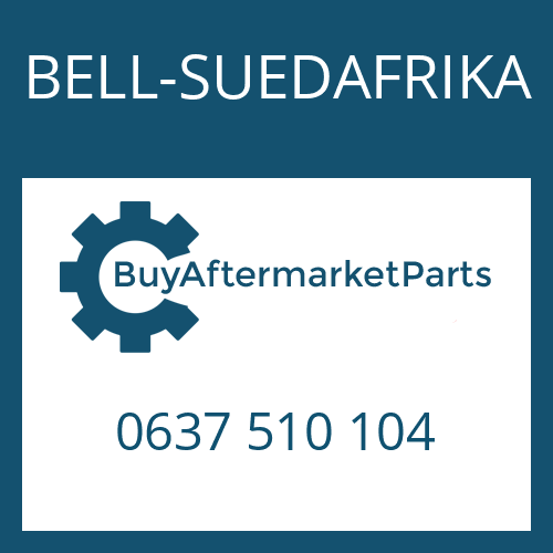 BELL-SUEDAFRIKA 0637 510 104 - SCREW PLUG