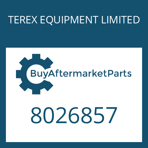 TEREX EQUIPMENT LIMITED 8026857 - PLAIN BEARING