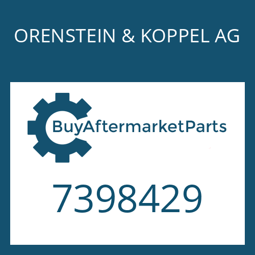 ORENSTEIN & KOPPEL AG 7398429 - SHIM