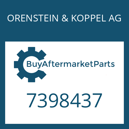 ORENSTEIN & KOPPEL AG 7398437 - SHIM