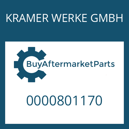 KRAMER WERKE GMBH 0000801170 - WASHER