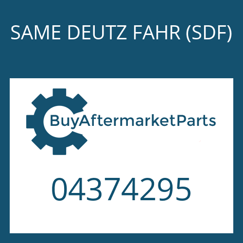 SAME DEUTZ FAHR (SDF) 04374295 - WASHER