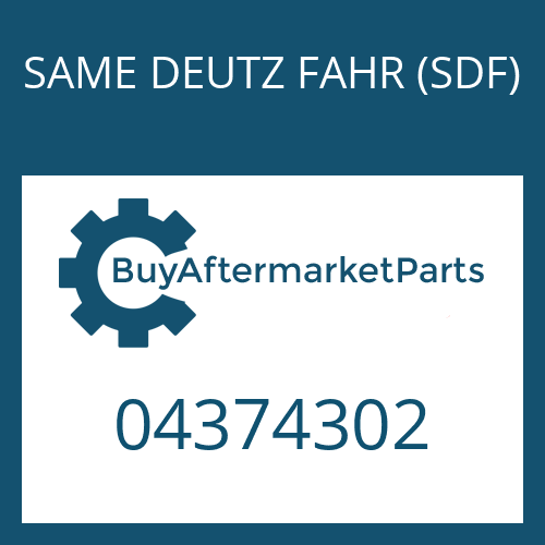 SAME DEUTZ FAHR (SDF) 04374302 - WASHER