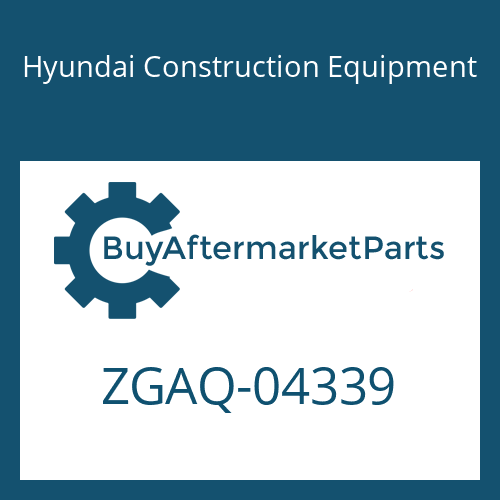 Hyundai Construction Equipment ZGAQ-04339 - SPACER