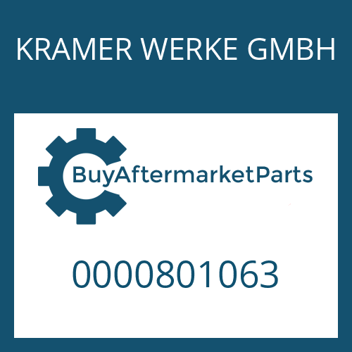 KRAMER WERKE GMBH 0000801063 - SHIM