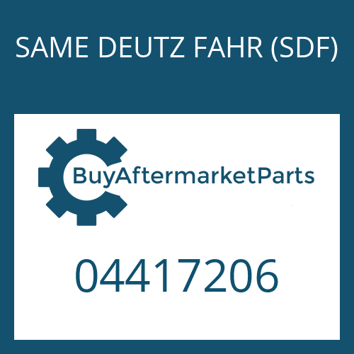 SAME DEUTZ FAHR (SDF) 04417206 - WASHER